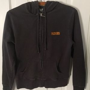 GREENBAY PACKER zip-up sweatshirt